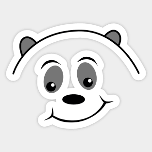 Smiling Panda Sticker